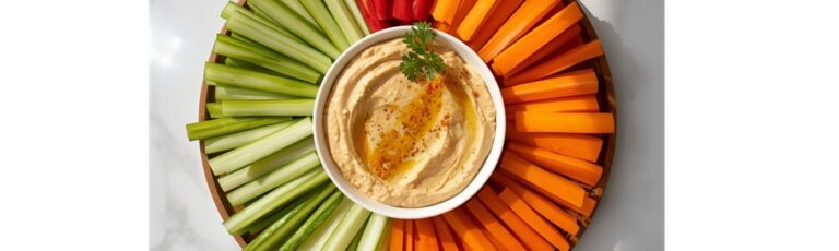 Veggie Sticks with Hummus Dip
