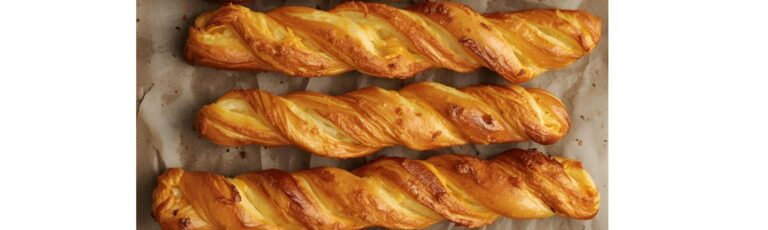 Cheesy Puff Pastry Twists