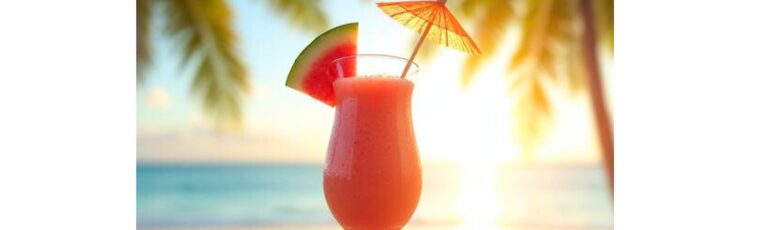 Watermelon Rum Slushie ( Adult Drink )
