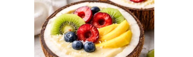 Tropical Pineapple Coconut Dessert