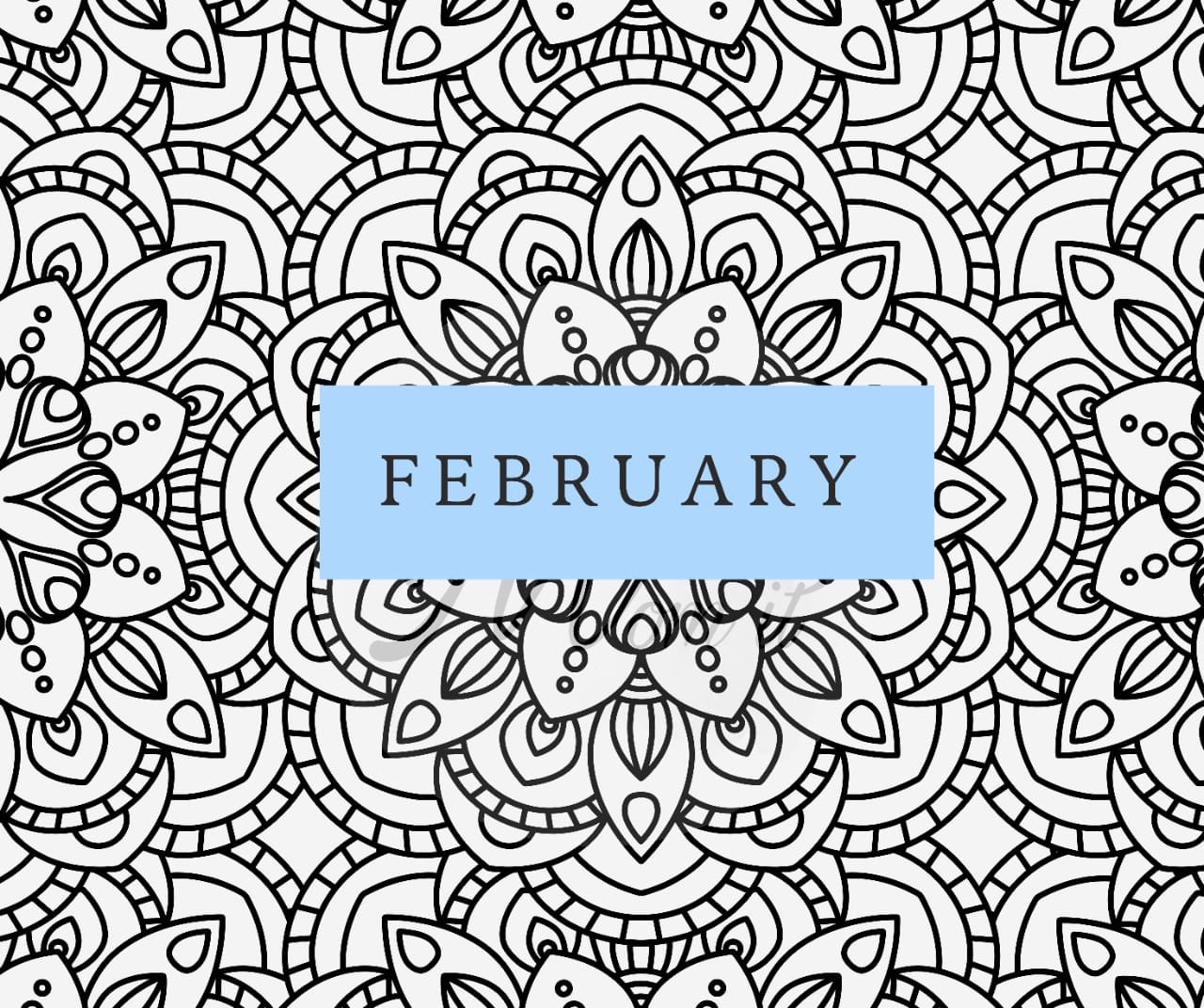 Downloadable Feb Monthly Meal Planner ( Freebie )