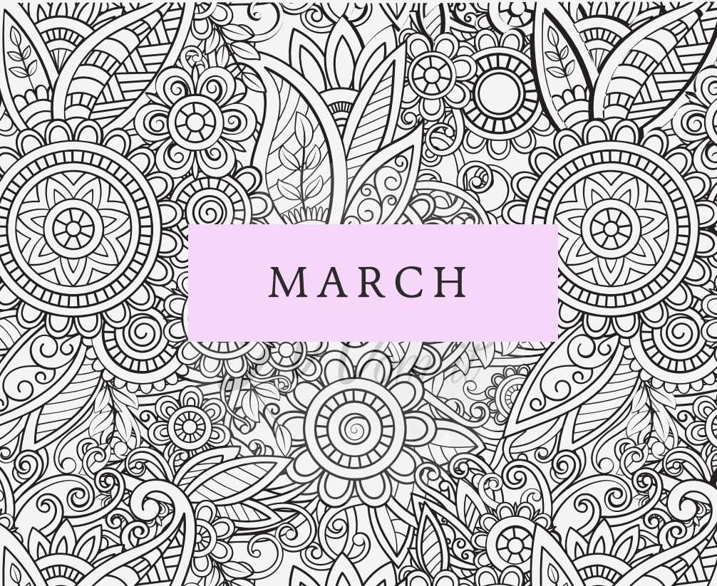 Downloadable March Monthly Meal Planner ( Freebie )