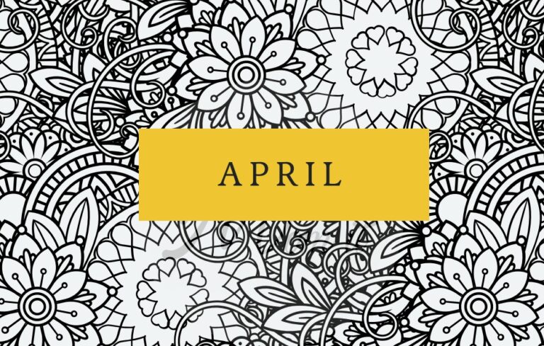 Downloadable April Monthly Meal Planner ( Freebie )