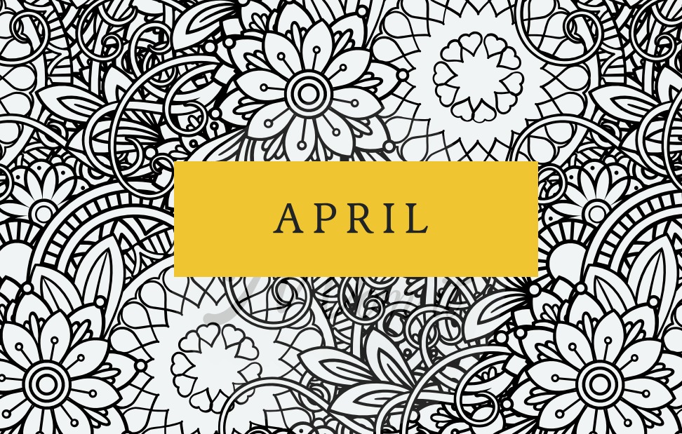 Downloadable April Monthly Meal Planner ( Freebie )