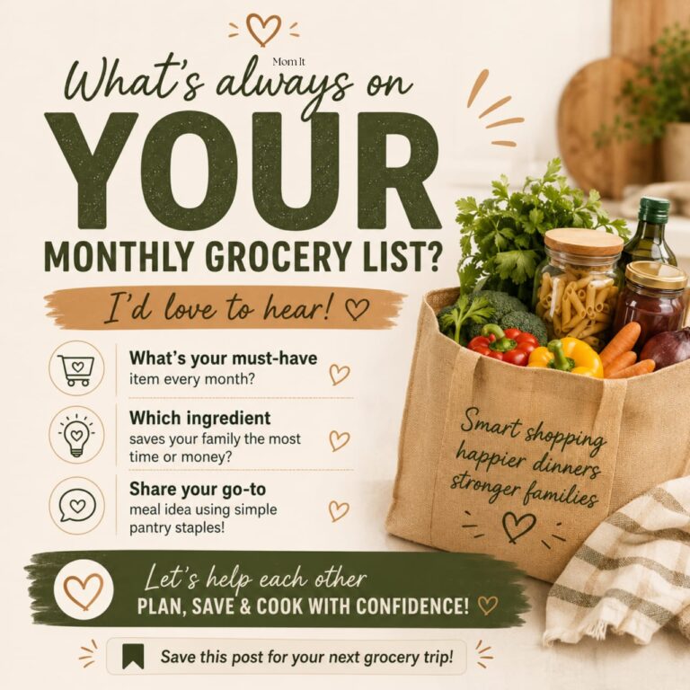 Monthly grocery shopping does not have to feel overwhelming