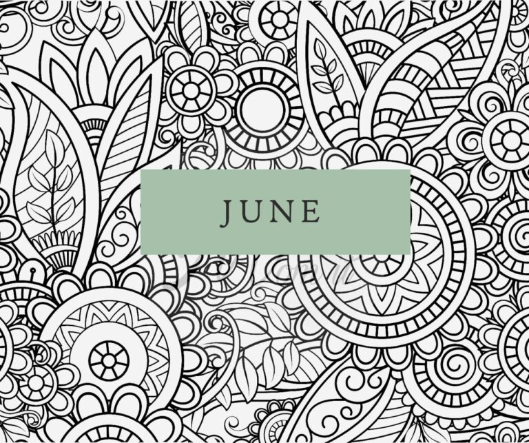 Downloadable Jun Monthly Meal Planner ( Freebie )