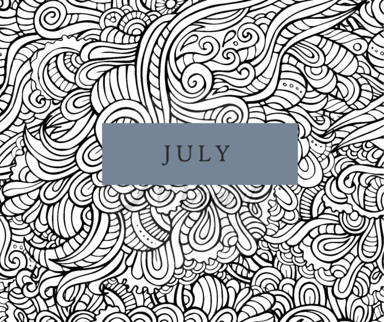 Downloadable July Vegetarian Monthly Meal Planner ( Freebie )