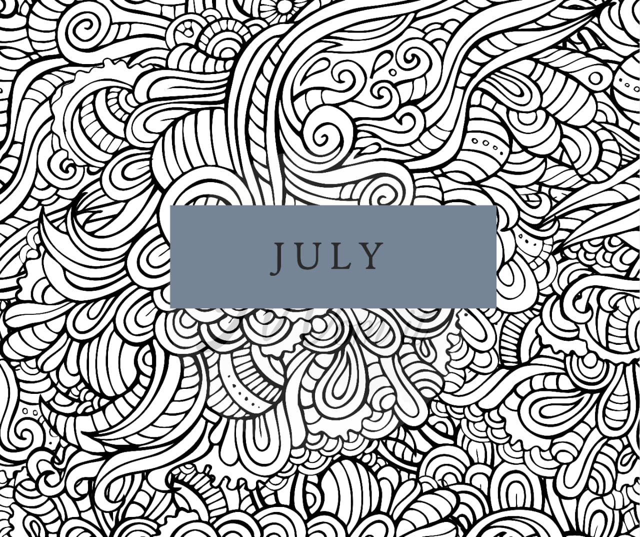 Downloadable July Monthly Meal Planner ( Freebie )