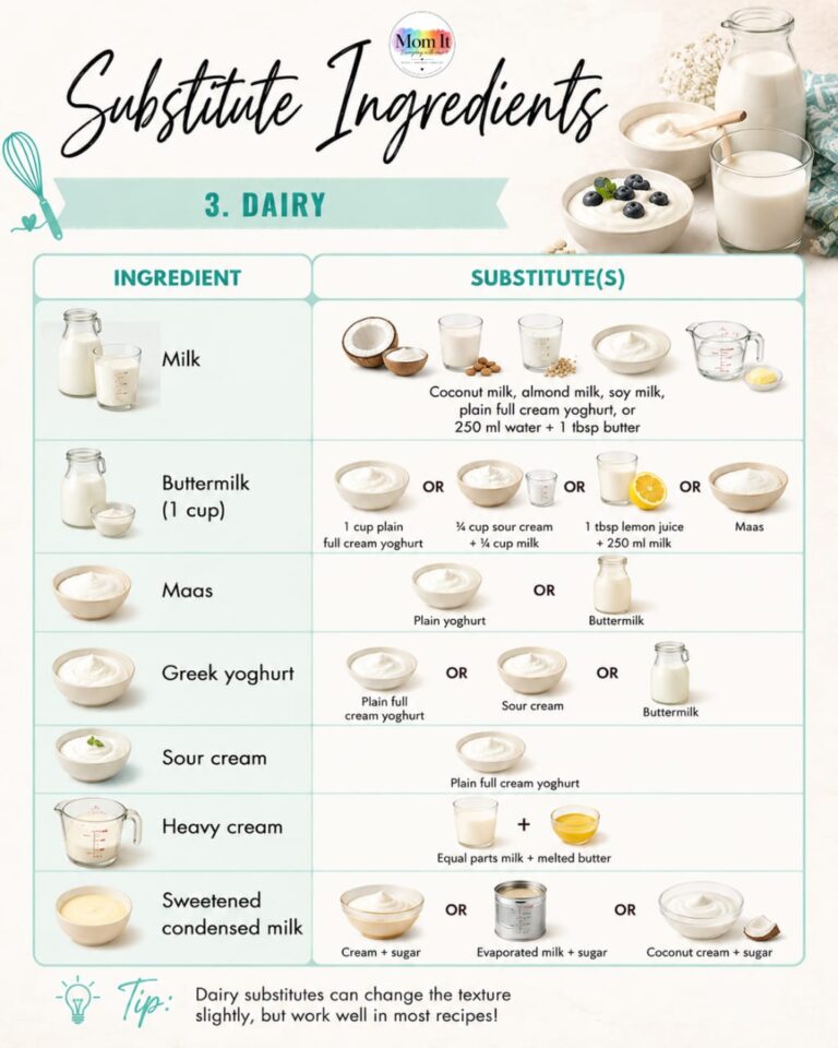 Ingredient Substitutions: Dairy Swaps Every Home Cook Should Know