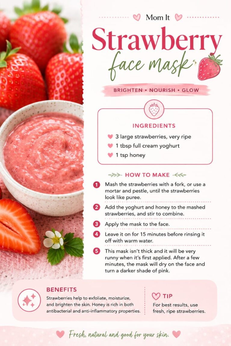 Strawberry Face Mask: A Simple DIY Skincare Treat